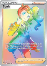 Sonia 203/192 Rainbow Rare from Rebel Clash