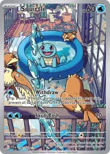 Squirtle 148/142 Illustration Rare from Stellar Crown