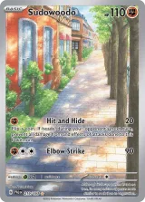 Sudowoodo 219/193 Illustration Rare from Paldea Evolved
