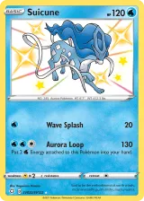 Suicune SV022/SV122 Shiny Rare from Shining Fates