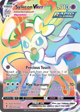 Sylveon VMAX 211/203 Rainbow Rare from Evolving Skies