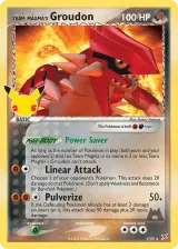 Team Magma's Groudon 9/25 Classic Collection from Celebrations