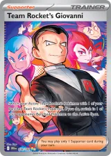 Team Rocket's Giovanni 238/182 Special Illustration Rare from Destined Rivals