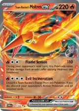 Team Rocket's Moltres ex 031/182 Double Rare from Destined Rivals
