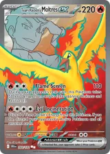 Team Rocket's Moltres ex 208/182 Ultra Rare from Destined Rivals