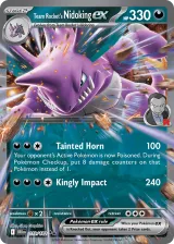 Team Rocket's Nidoking ex 119/182 Double Rare from Destined Rivals
