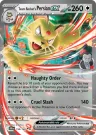 Team Rocket's Persian ex 150/182 Double Rare from Destined Rivals