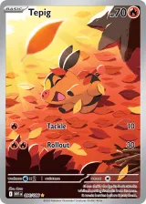 Tepig 096/086 Illustration Rare from White Flare