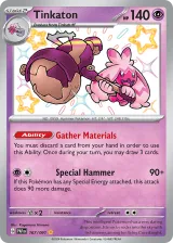 Tinkaton 167/091 Shiny Rare from Paldean Fates