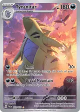 Tyranitar 222/193 Illustration Rare from Paldea Evolved