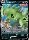 Tyranitar V 097/163 Rare Holo V from Battle Styles