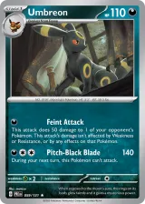 Umbreon 059/131 Rare from Prismatic Evolutions