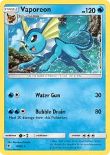 Vaporeon 18/68 Rare Holo from Hidden Fates