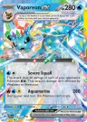 Vaporeon ex 023/131 Double Rare from Prismatic Evolutions