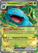 Venusaur ex 003/165 Double Rare from 151
