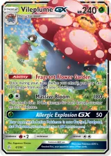 Vileplume-GX 4/236 Rare Holo GX from Cosmic Eclipse