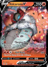 Volcarona V 021/203 Rare Holo V from Evolving Skies