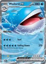 Wailord ex 016/084 Double Rare from Pitch Black
