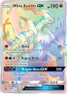 White Kyurem-GX 74/70 Rainbow Rare from Dragon Majesty