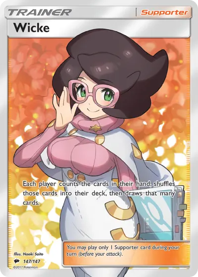 Wicke 147/147 Ultra Rare from Burning Shadows