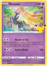 Xerneas 12/25 Rare from Celebrations