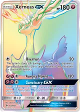 Xerneas-GX 139/131 Rainbow Rare from Forbidden Light
