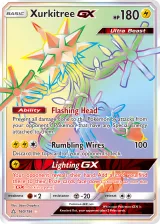 Xurkitree-GX 160/156 Rainbow Rare from Ultra Prism