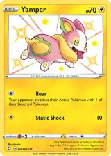 Yamper SV039/SV122 Shiny Rare from Shining Fates