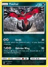 Yveltal 54/73 Rare Holo from Shining Legends