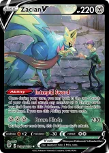 Zacian V TG21/TG30 Rare Holo V from Astral Radiance