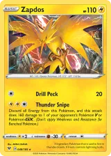 Zapdos 048/185 Rare Holo from Vivid Voltage
