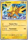 Zapdos 065/167 Rare from Twilight Masquerade