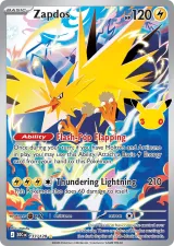 Zapdos 133/128 Illustration Rare from 30th Celebration