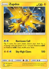Zapdos 24/68 Rare Holo from Hidden Fates