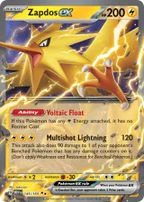Zapdos ex 145/165 Double Rare from 151