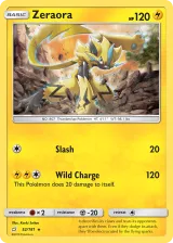Zeraora 52/181 Rare Holo from Team Up