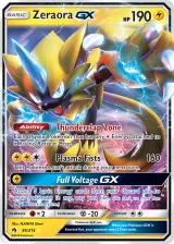 Zeraora-GX 86/214 Rare Holo GX from Lost Thunder