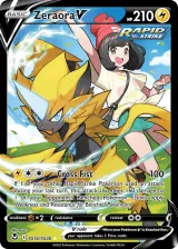 Zeraora V TG16/TG30 Rare Holo V from Silver Tempest