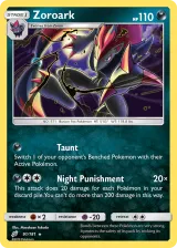 Zoroark 91/181 Rare Holo from Team Up