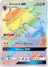 Zoroark-GX 77/73 Rainbow Rare from Shining Legends