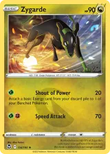 Zygarde 134/195 Rare from Silver Tempest
